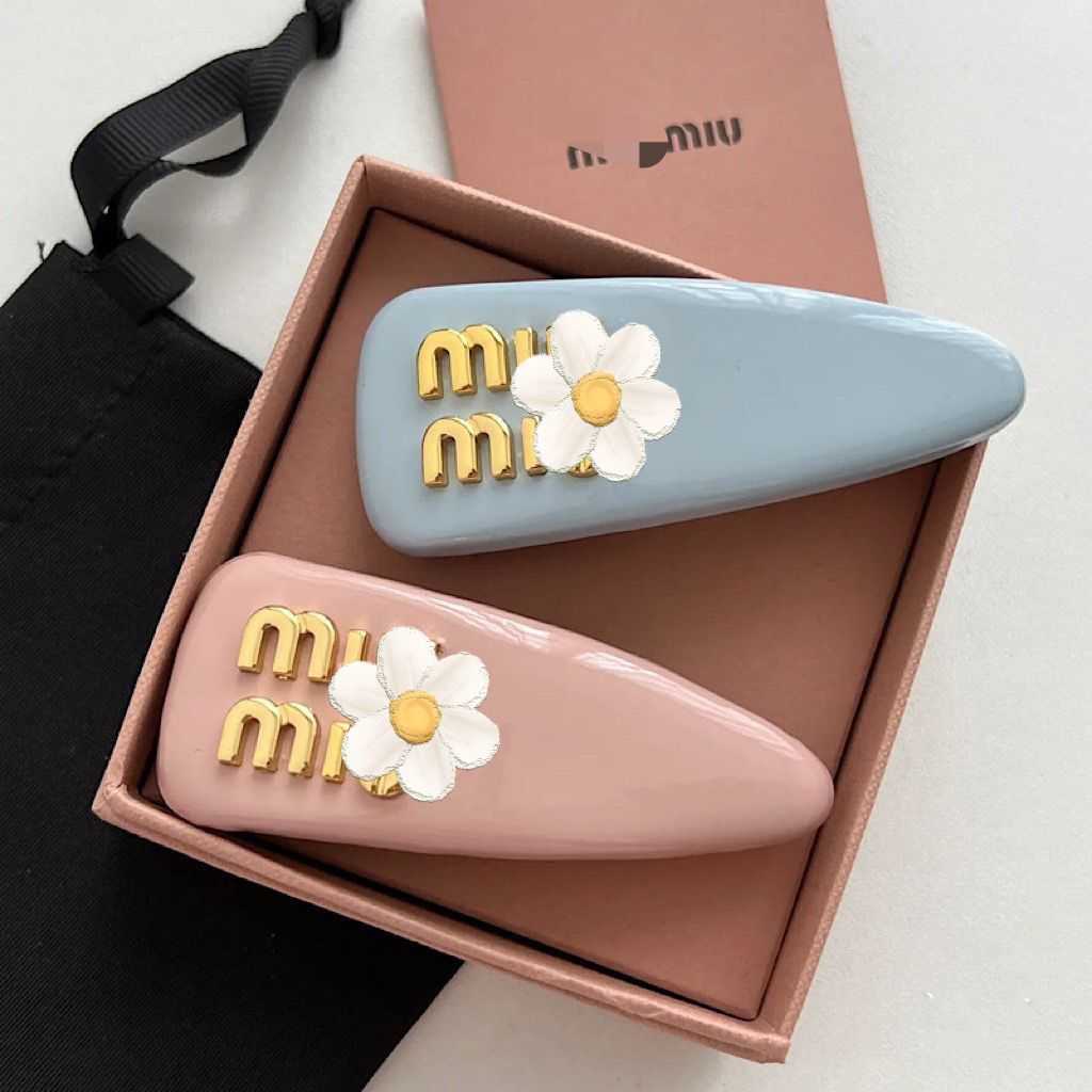 

mius Hair clips jewellery designer hairpin clamps Korean Letter Cute High Beauty Bread Spring