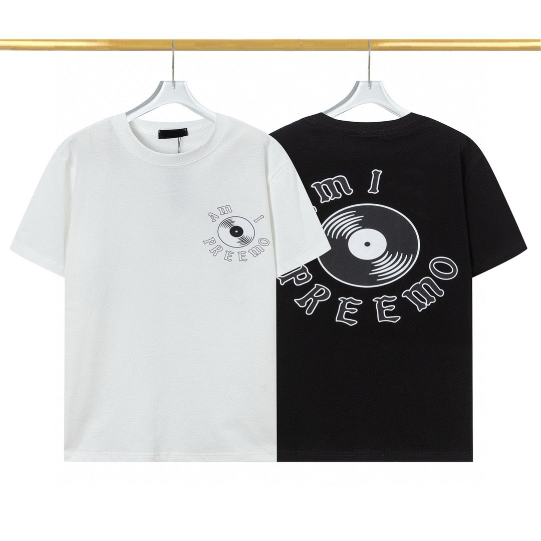 T-shirts pour hommes Polos Col rond vêtements d'été de style polaire brodés et imprimés avec des T-shirts de rue en pur coton 33dx