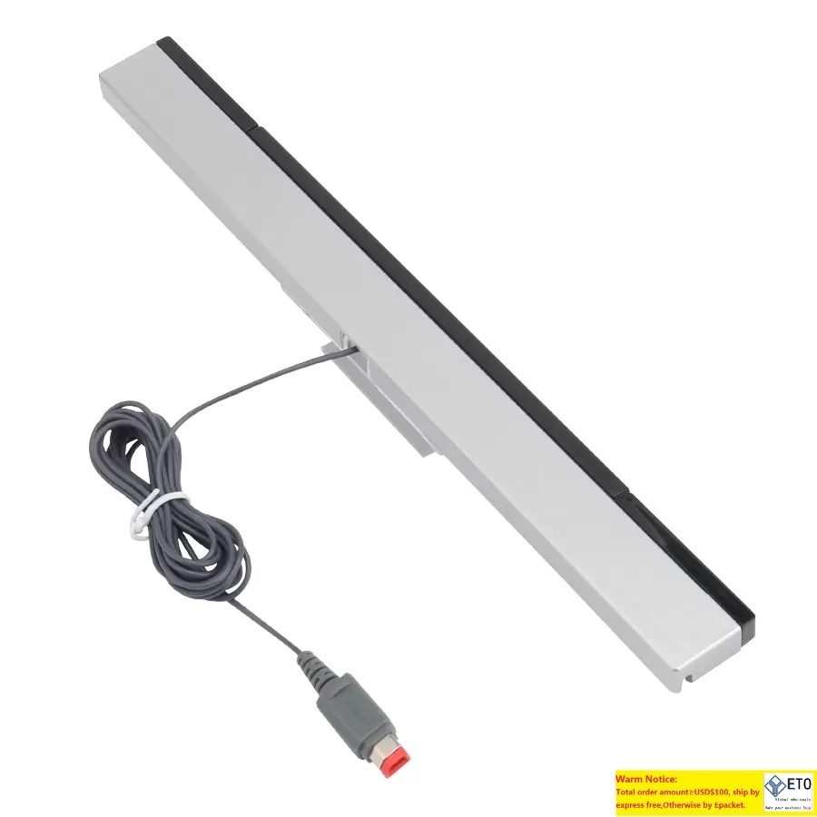 

Wired Infrared IR Signal Ray Sensor Bar Receiver Replacement For Nintendo Wii Remote