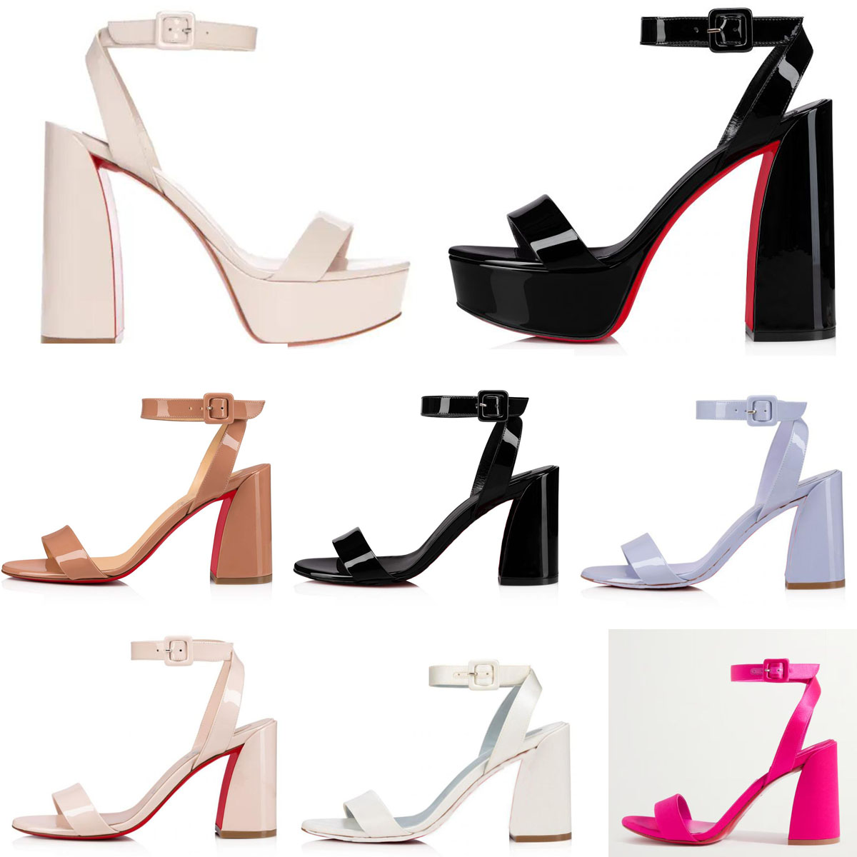 

Summer woman sandal Queen Alta high heels Mafaldina Spikes Miss Sabina Rosalie so me spike Luxury design wedding party dress sandals with box