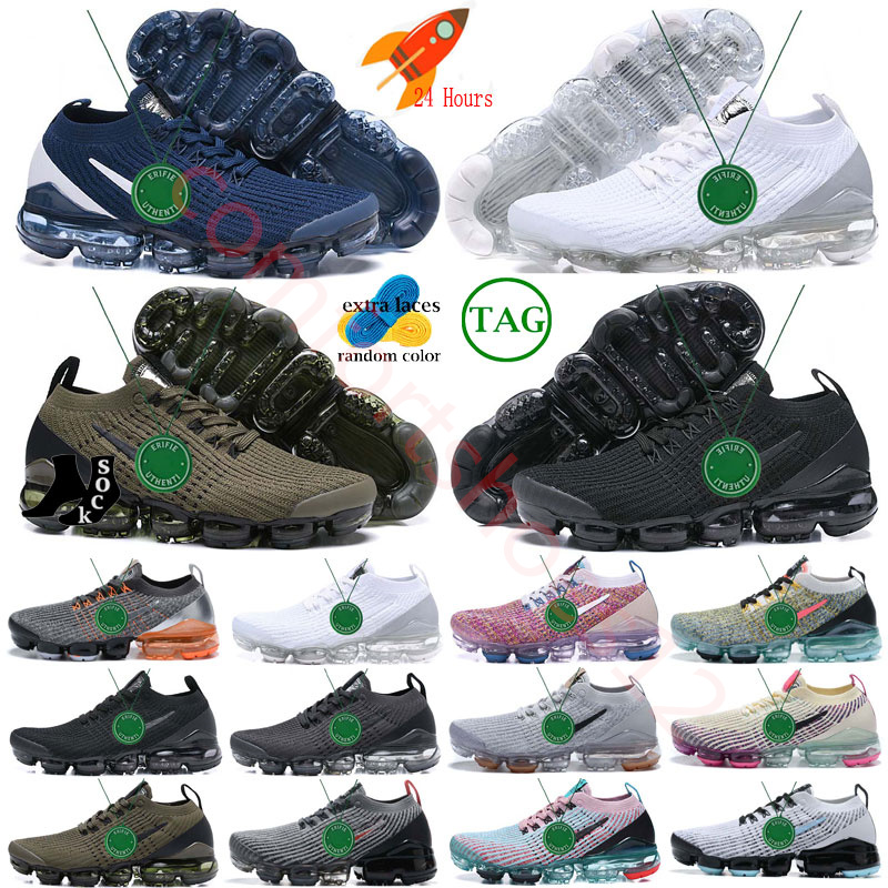 

Vapores Running Shoes 5.0 Fly knit College Navy Knicks White Photo Blue Newsprint Triple Black Obsidian Armory Volt Oreo Light Dew Metallic Silver Sneakers size36-45, Color # 2