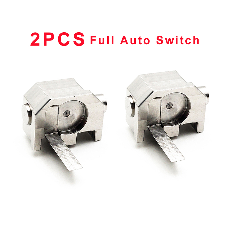 

Tactical Adjustment CNC Stainless Steel Automatic Selector Full Auto Switch for G17/G19 G22/G23/G26 Sear Slide Modification Required drop in auto sear, Silver