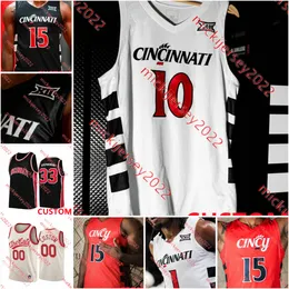  Bearcats Basketball Jersey Daniel Skillings Day Day Thomas Jizzle James Rayvon Griffith CJ Fredrick Jamille Reynolds Landon Custom  Jersey