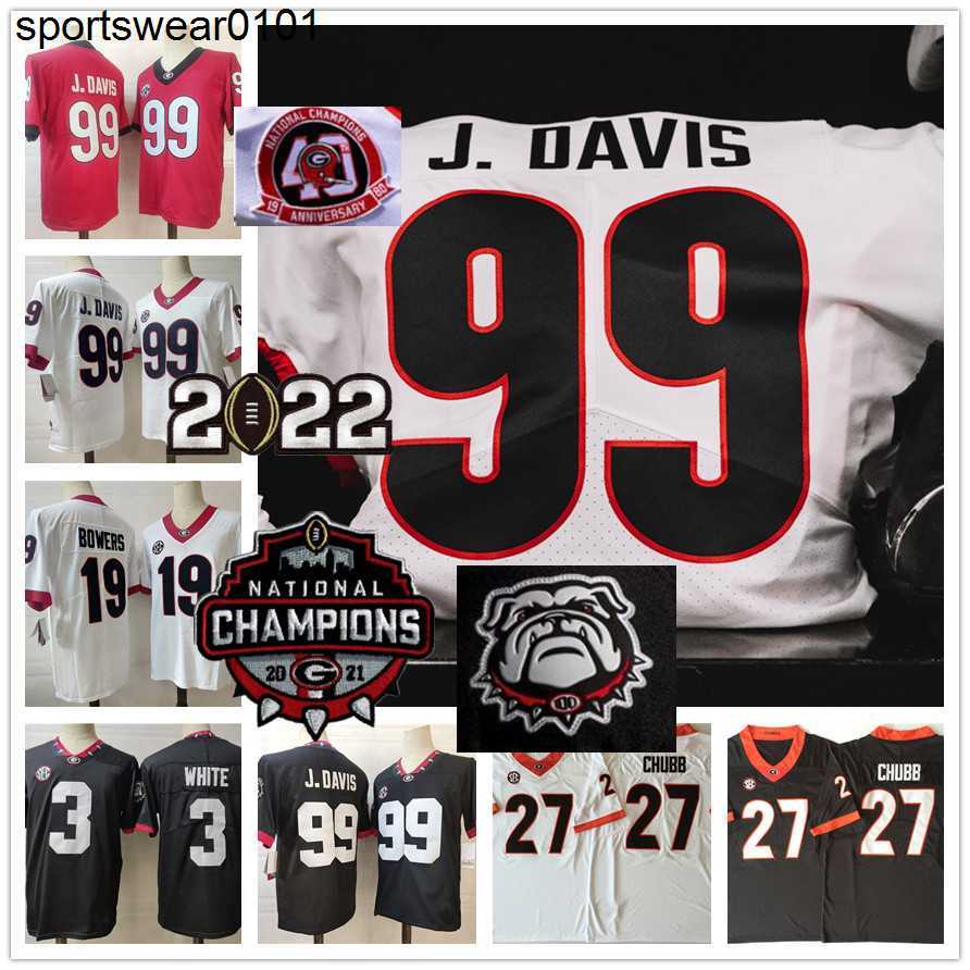 

Brock Bowers Jersey UGA Playoff Stitched College Football Jersey 27 Nick Chubb 3 Zamir White #99 Jor dan Davis NCAA GeorgiaBulldogs 13 Stetson Bennett IV, Stetson bennett iv red jersey