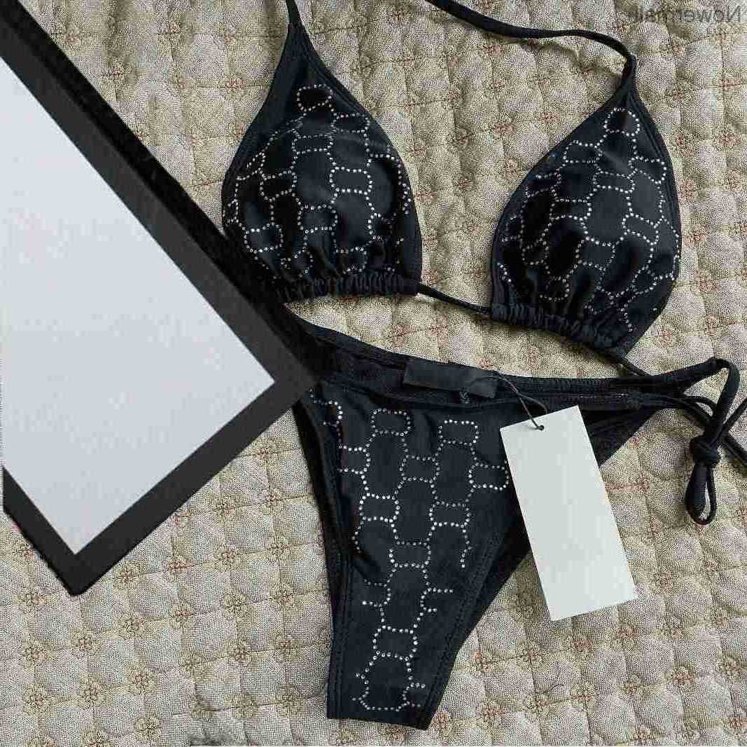 

Designer Swimwear Bikini Top Woman ggsity Designer Bikinis 2023 TwoPiece Bikini ggity With Letter Swimsuits Crystal Summer Swimwear Be, Bur01