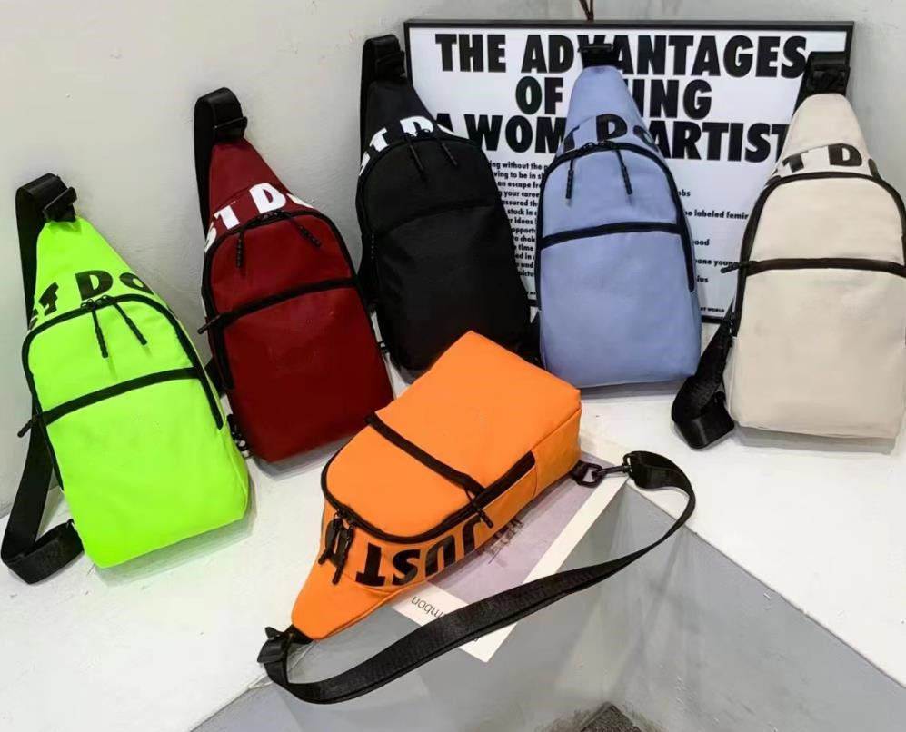 

Womens Fashion Nylon Waist Bag Men Casual Belt Bags Zipper Chest Fanny Pack Mens Black Bumbag Leather Crossbody Sport Fannypacks For Women, Red