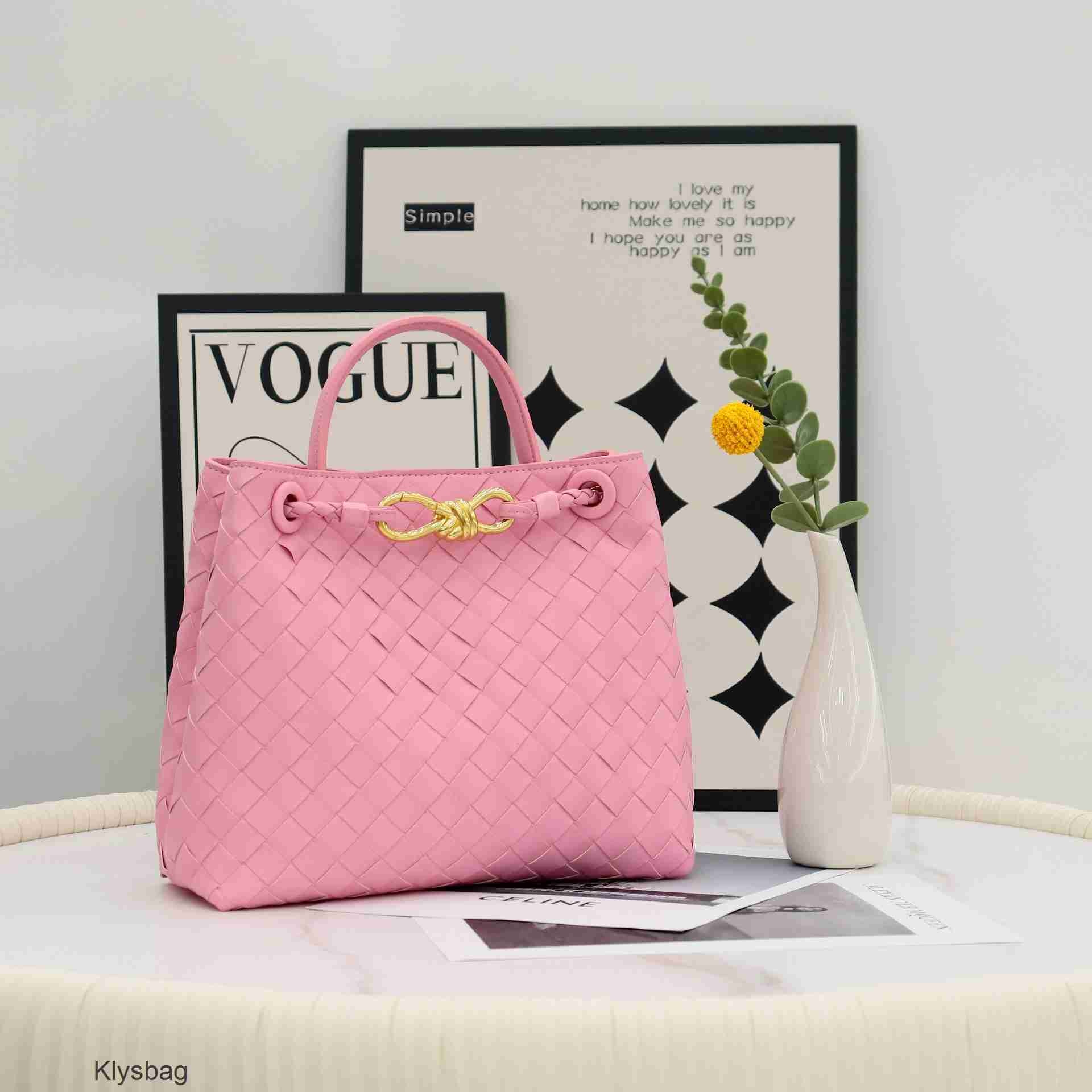 

Woven Women's Bottegas Bag Venetas Fashion 2023 Bags Lingge Cowhide Tote Casual One Shoulder Handheld Women Designer Ndz0, Claret