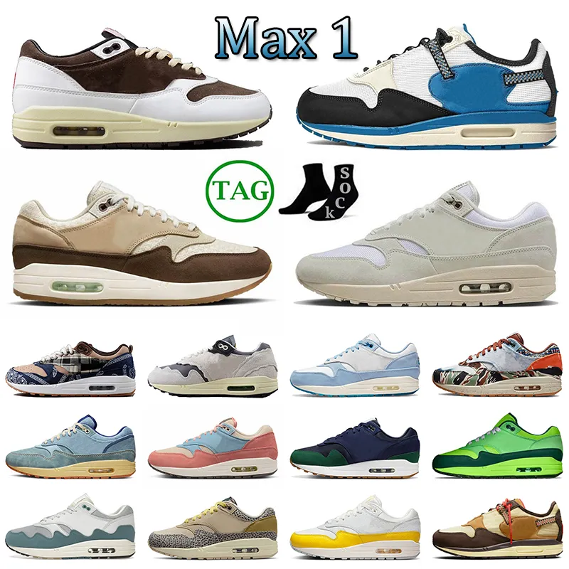 

Cheap Price Designer Max 1 Running Shoes Airsmax Crepe Hemp Dirty Denim Won Ang US 12 Men Trainers Patta White 1s Sneakers Air Noise Aqua Wo, 36-40 best friend