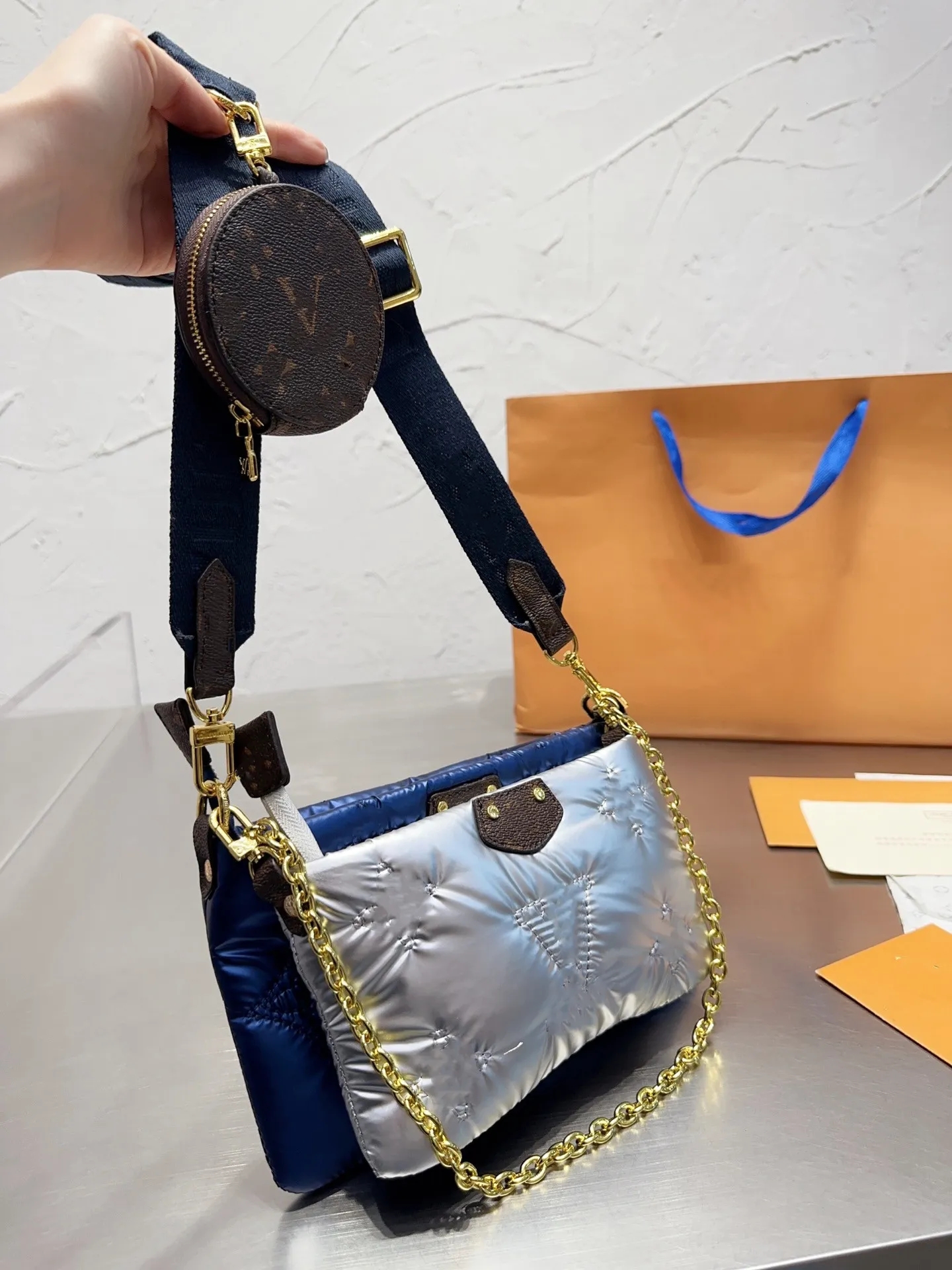 

MT Luxurys Designers Mahjong Down bags Purse woman Fashion Flap Shoulder Bag ICONES 3 in 1 High Tier Quality POCHETTE FELICIE Chain handbag