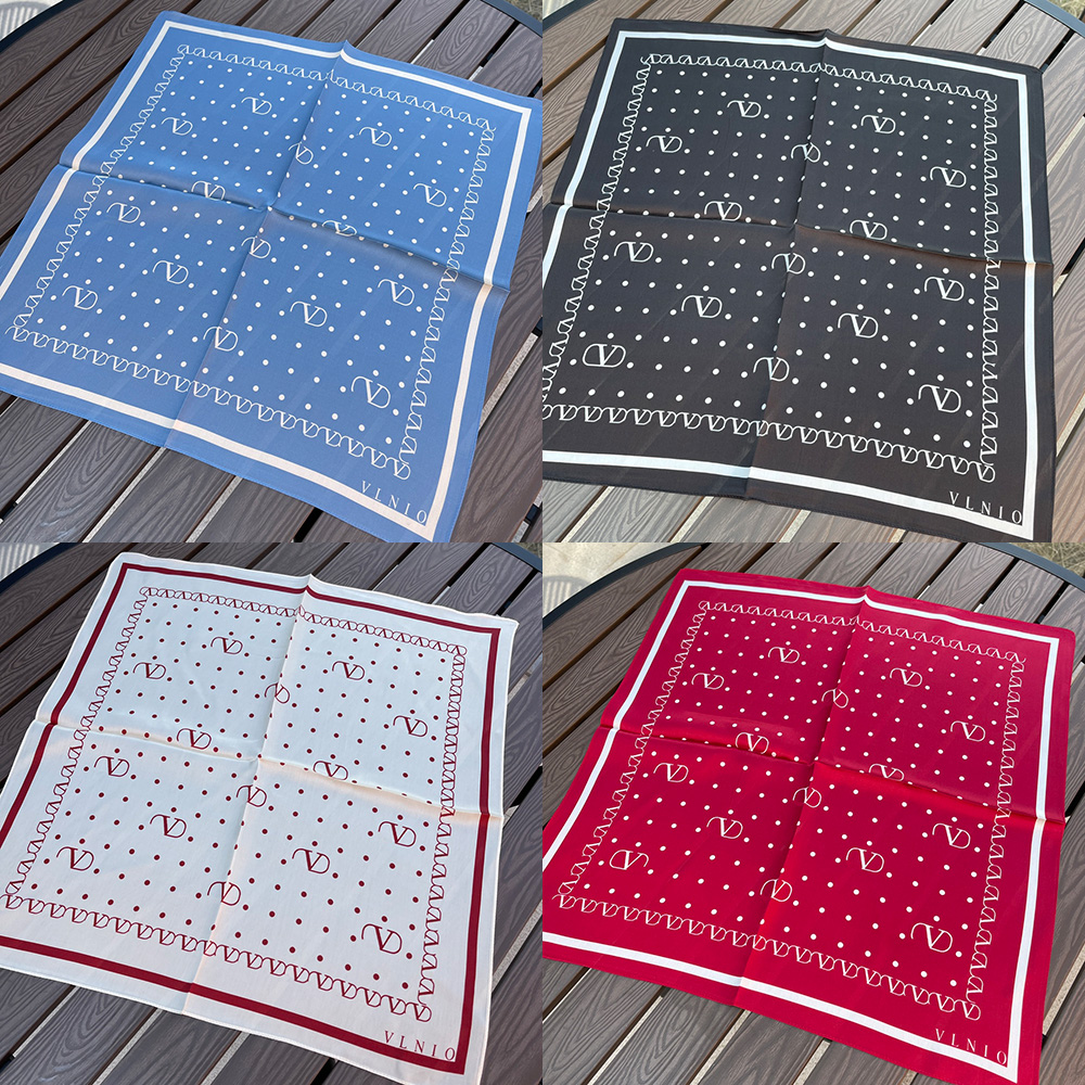 

Luxury Brand Designer Real Silk Square Scarves Brand Scarf Original Edition Matching Novelty Pashmina High Quality flower Shawl Girl Love Gifts Design 53X53cm