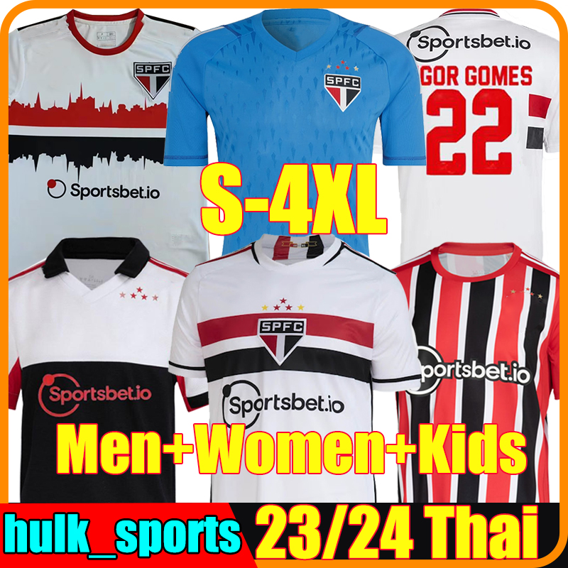 

XXXL 4XL 23/24 Sao Paulo special soccer jerseys LUCIANO MIRANDA Rafinha J.Calleri Eder ALISSONNIKAO GABRIEL G.SARA Camisa de futebol Men Wome Kids kits football shirts, 23-24 home kit