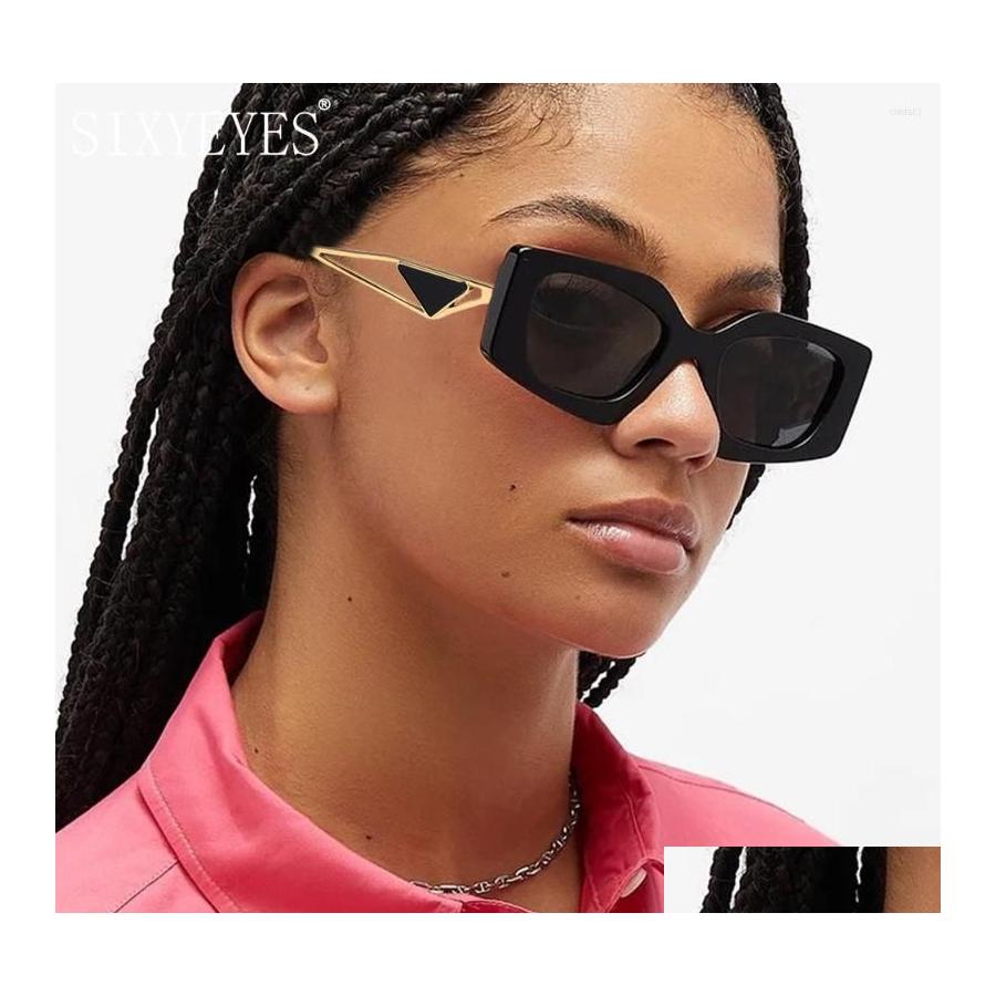

Sunglasses Vintage Square Women Designer Metal Cutout Frame Glasses Ladies Uv400 Eyewear Drop Delivery Fashion Accessories Dhxif