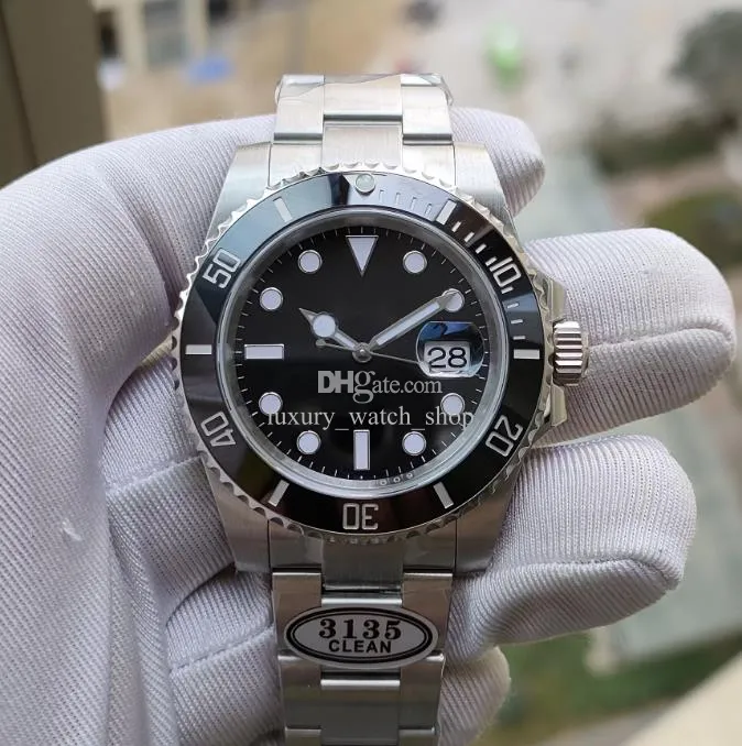 

Clean Factory Watch Sub 40mm 3135 / 41mm 3235 Movement Automatic Mechanical Watch Ceramic Bezel Designer Luxury Mens Watches Waterproof 100 Meter Sapphire Glass