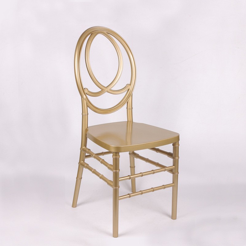 Hotel Bamboo Plastic Chairs Outdoor Wedding Banquet Dining Table PP Chairs 