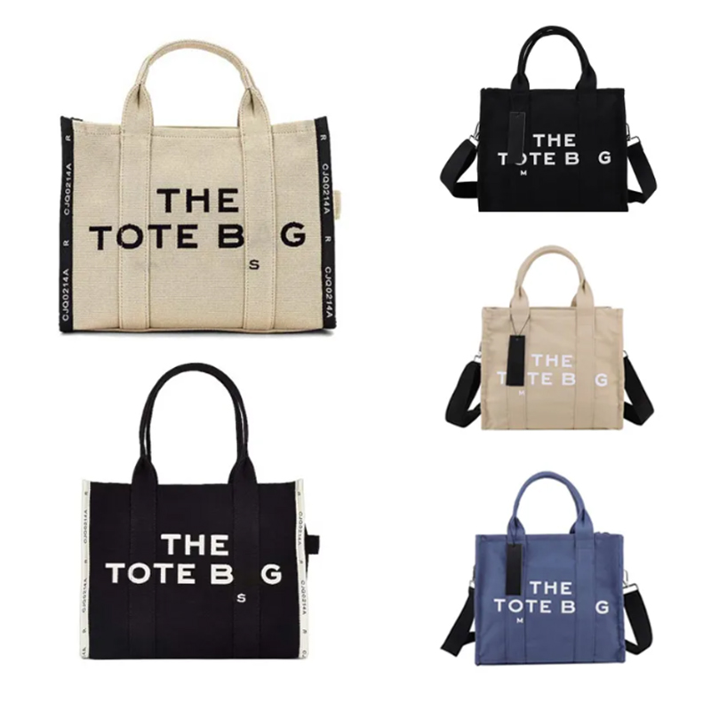 Designer The Tote Bag Femmes Sac à main Sac à bandoulière Mini Leahter Toile Bandoulière Shopping Luxe Mode Totes Sacs Noir Grand Marc Sacs à mai