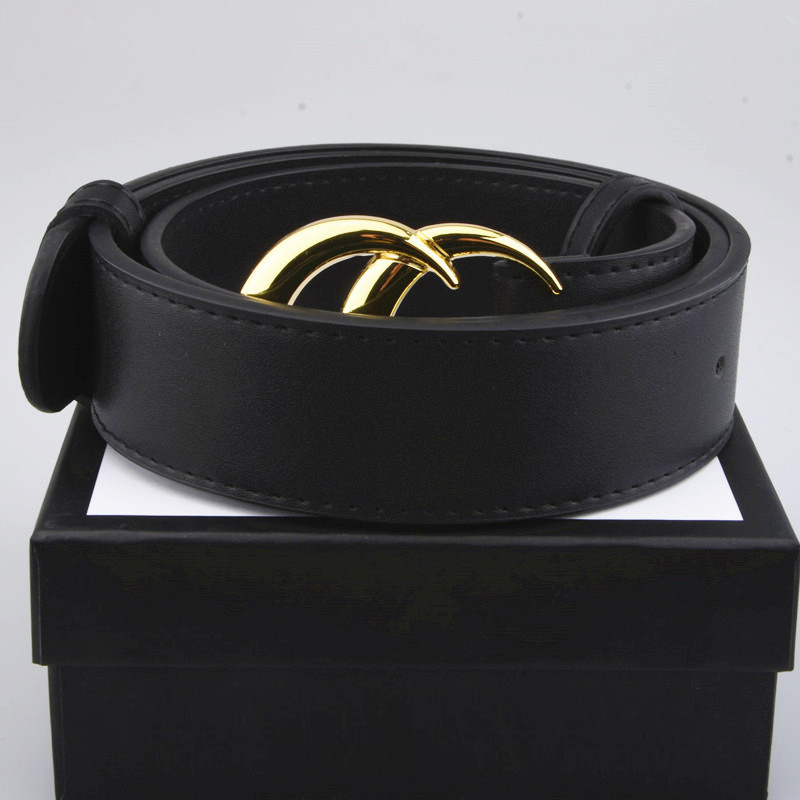

Fashion Belts designer belt for man ceinture femme Unisex genuine leather belt Letter belt Black Belt with Gold buckle Classic cintura waistband belt With gift box