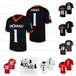  Bearcats 2023-24 NCAA College Football Jerseys Emory Jones Corey Kiner Xzavier Henderson Daniel Grzesiak Justin Harris Brady Lichtenberg Montgomery