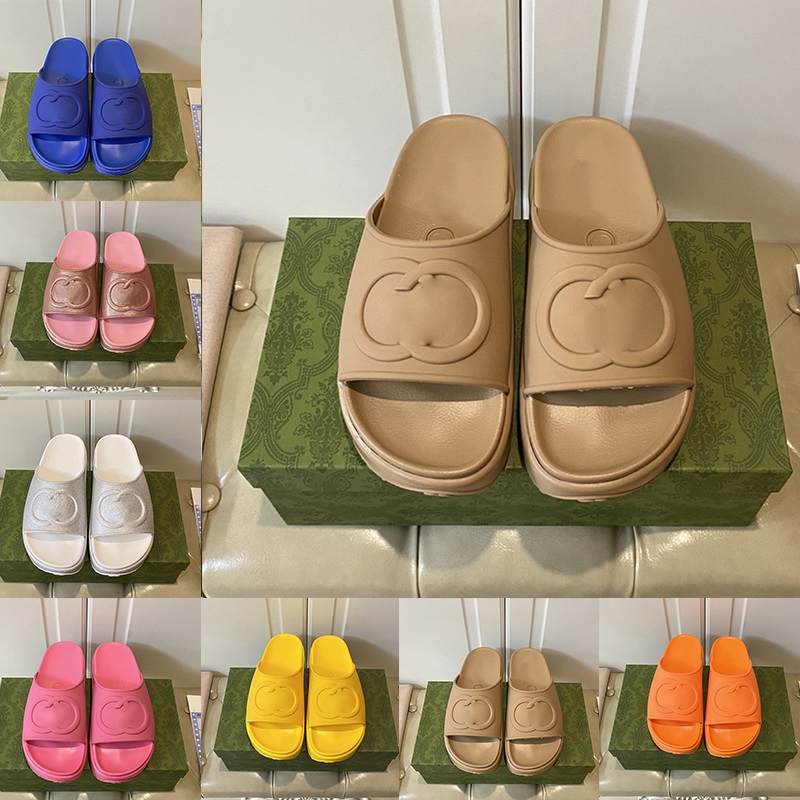 

Wedges Sandals For Women Mens Platform Designer Sandale Brown Tripler Black White Red Thick Sole Rubber Foam Slides Sliders Jelly Macaron Miami Beach Shoes, 11