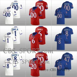 CUSTOM 2022 23 Kansas Jayhawks College Football Jersey NCAA Daniel Hishaw Jr. Devin Neal Ethan Vasko Grayden Addison Jacob Borcila Sam Burt