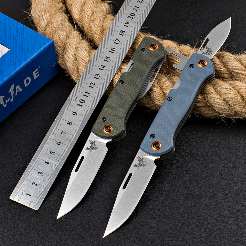 

BENCHMADE Infidel 371 Double Open Folding Knife Outdoor Camping Hunting Pocket Kitchen EDC Fruit 371BK KNIVES Tools