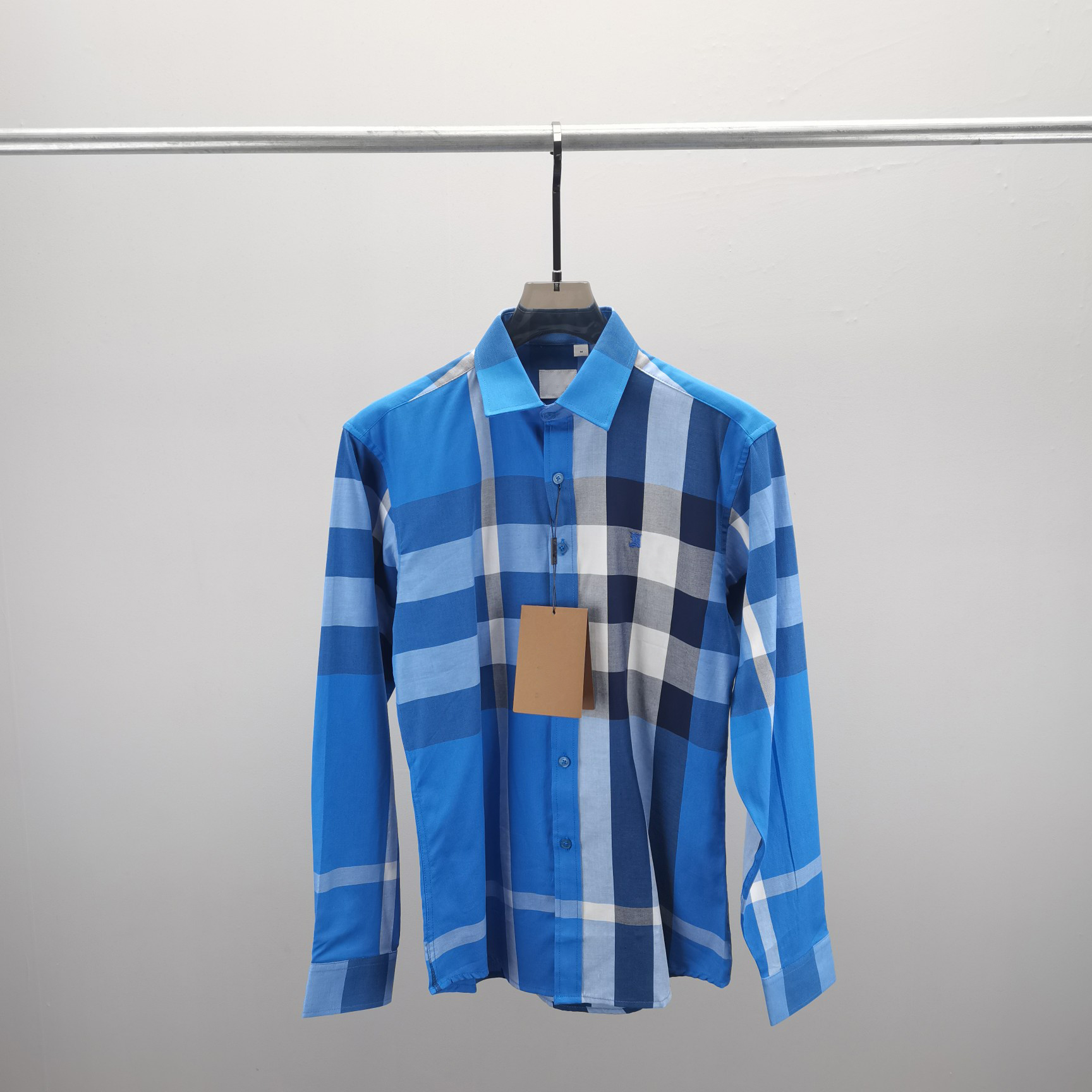 

Luxurys Designers Dress Shirt Menswear Fashion Society Black Men Solid Color Business Casual Mens Long Sleeve M-3XLQ08