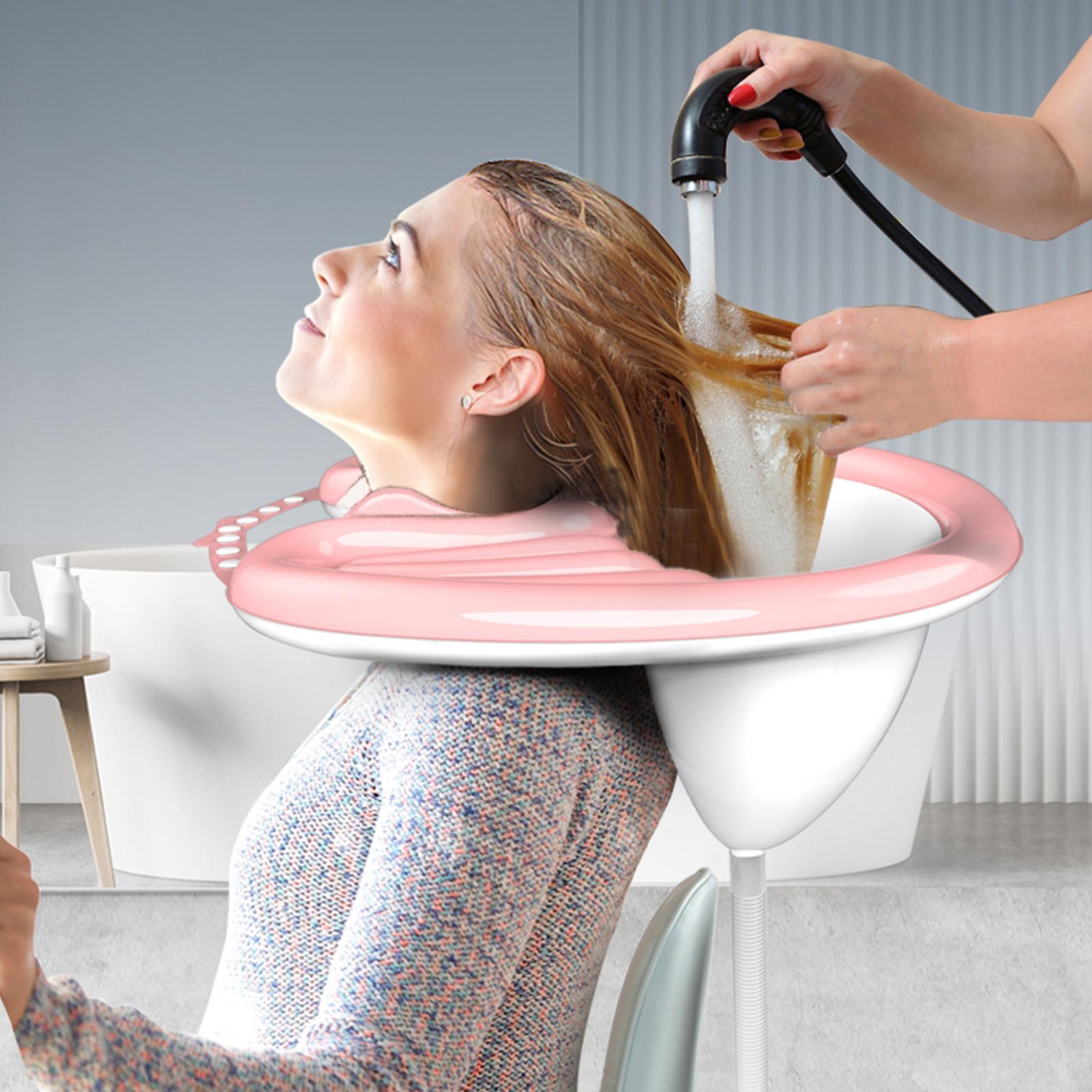 

Organization Inflatable Hair Washing Basin with Drain Tube Portable PVC Foldable Shampoo Basin Tray for Pregnant Disabled Injured Elderly