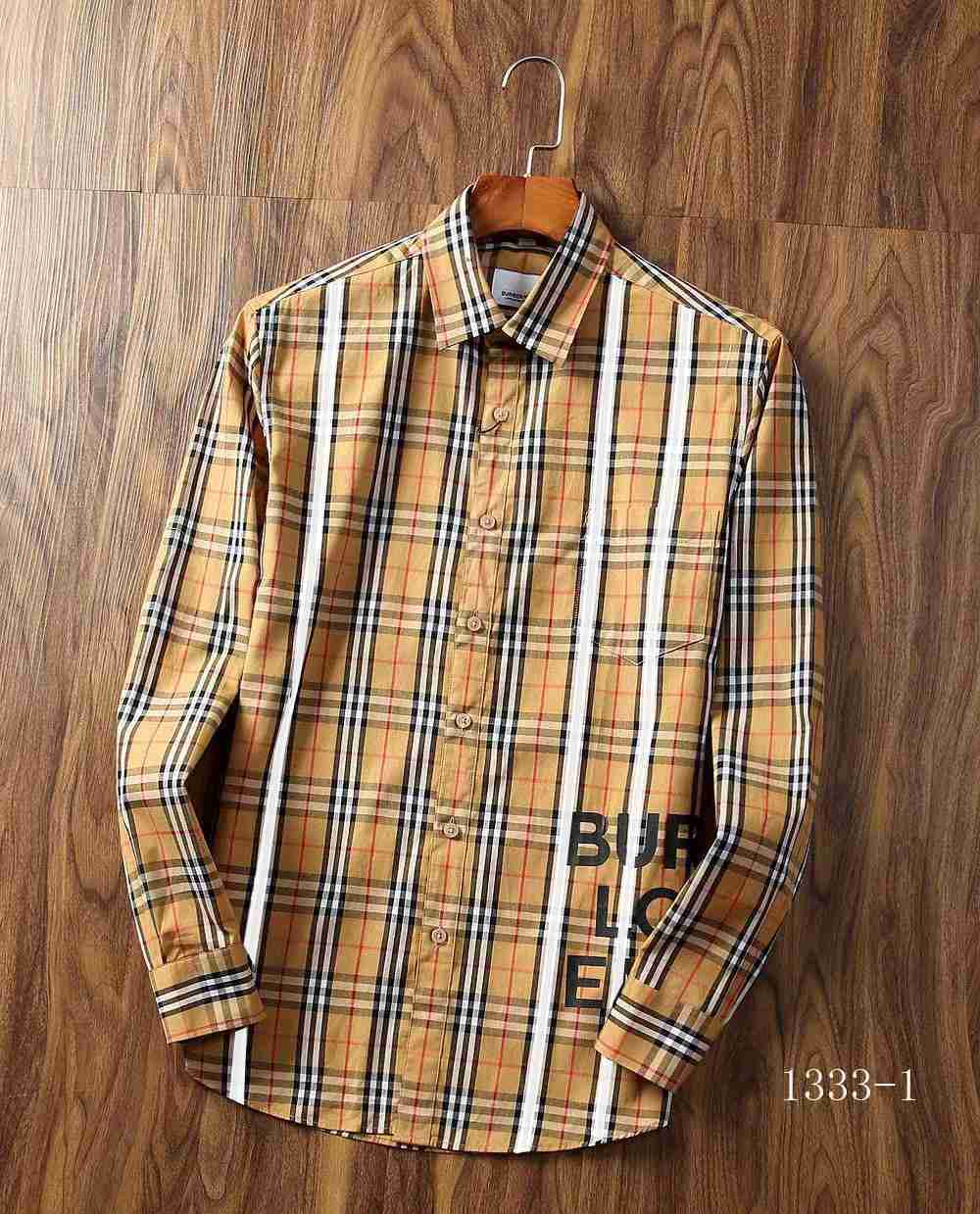 

Men's Shirt Designer Brand Spring and Autumn New Men's Checked Pocket Shirt Fashion and Elegant European and American Business Office Network Red Leisure Men's M-3xl