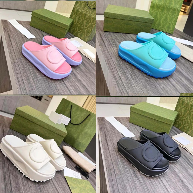 

Designer Women Sandal With Box Platform Slippers Women Slides Outdoor Beach Shoes Size Eur 35-46, 10