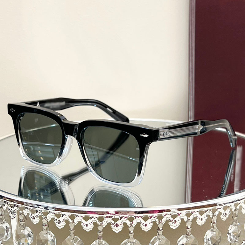 

Sunglasses forwomen jacques marie HERBIE handmade designer sunglasses men women luxury quality chunky plate frame thick eyewear mirror arm original box