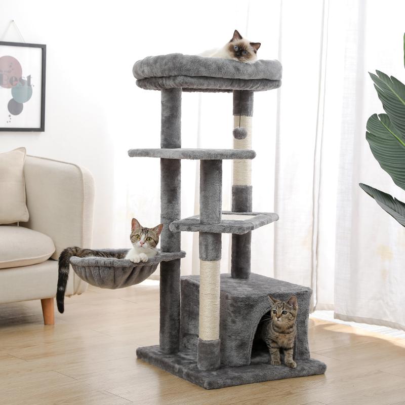 

Scratchers Pet Cat Tree Condo House Scratcher Scratching Post Climbing Tree Toys for Cat Kitten Protecting Furniture Fast Domestic Delivery