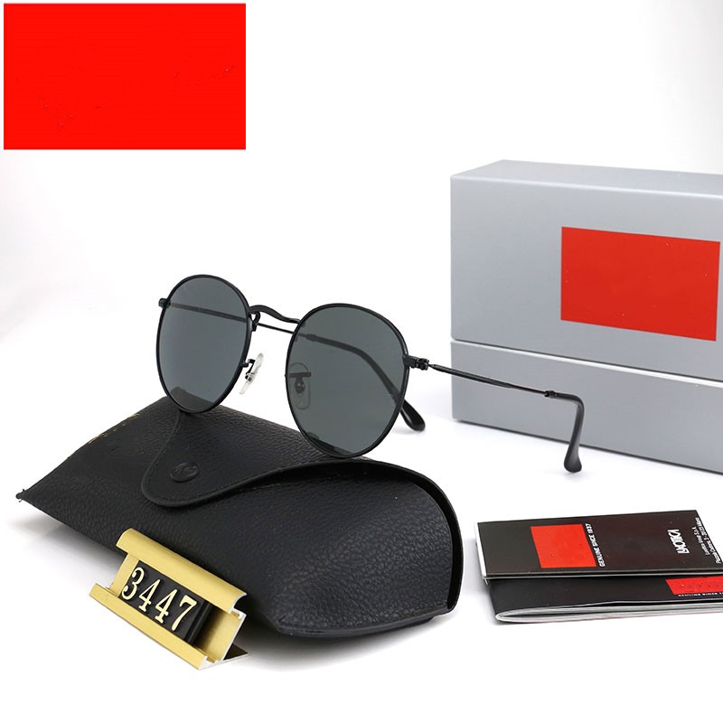 

Men Rao Baa Sunglasses Classic Retro women Sunglasses Luxury Designer Eyewear Metal Frame Designers Sun Glasses Woman with box ML 3447N