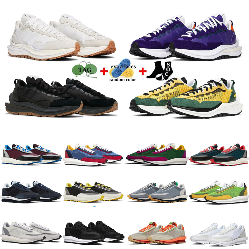 

Sacai Waffle Vaporwaffle Running Shoes Men Womens Black White Nylon Royal Fuchsia Sail Gum University Red Cool Grey Net Orange Trainers Sports Sneakers