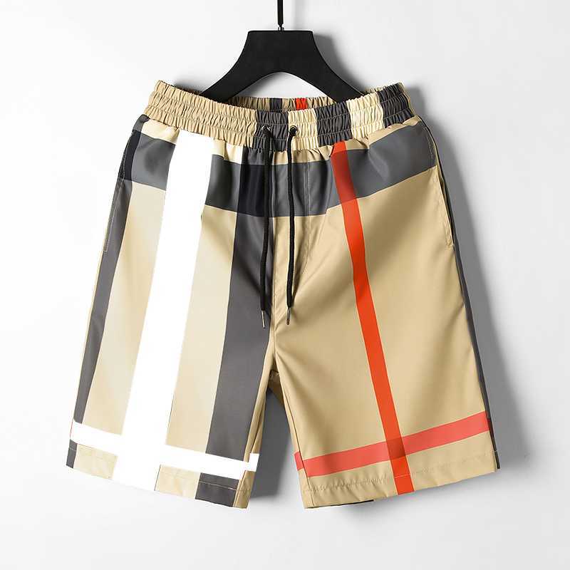 

2023 New Men's Designer Summer Beach Shorts Fashion Yellow Red Stripe Drawstring Pants Loose Fitting Men's Casual Street Shorts M-3xl, 11