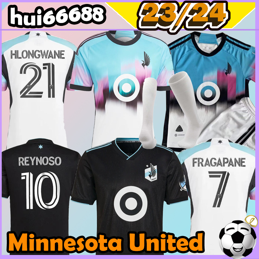 

23/24 Minnesota United Soccer Jerseys TAPIAS FRAGAPANE VALENTIN AMARILLA IBASSY BOXALL 2023 2024 men HLONGWANE BOXALL LOD HLONGWANE kit kids Football Shirt, 23-24 away