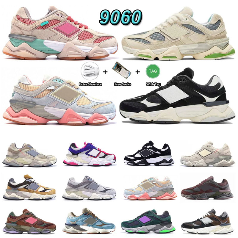 

New 9060 running shoes outdoor nb 9060s designer sneakers Penny Cookie Pink Bricks Wood Brown Black Rain Cloud men women N9060 outdoor sports trainers size 36-45, 9 alternate grape