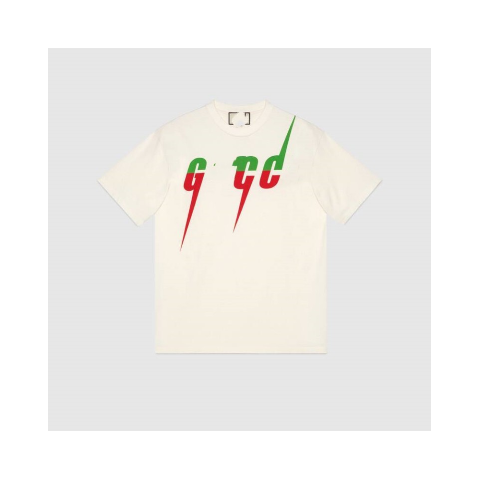 

Men' T-shirt with short sleeves jacket fashion designer t-shirts sporting t-shirts cotton short sleeve T-shirt luxury lightning, Red