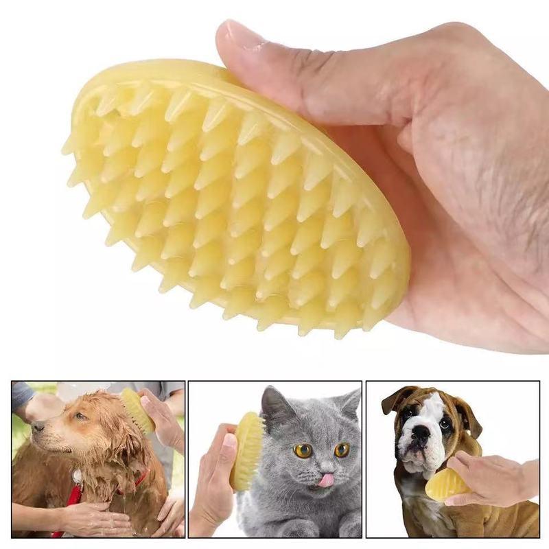 

Grooming Pet Washer Dog Cat Massage Brush Comb Cleaner Puppy Wash Tools Soft Silicone Bristles Quickly Cleaing Brush Tools Cat Grooming