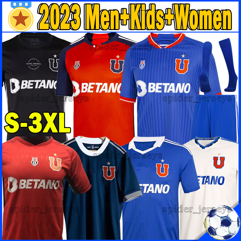 

23 24 Universidad de Chile Soccer jerseys 2023 2024 FERNANDES VARGAS PALACIOS MOYA FERNANDEZ goalkeeper Football Shirts Women Men Kids Kits Socks Full Sets Uniform, Zhilidaxue 23-24 gk