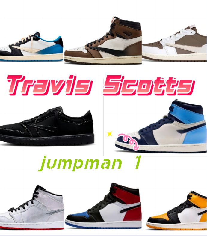 

jumpman1 1s mens Basketball Shoes Sneaker Lost Found Travis Scotts Green Bred Dark Mocha Newstalgia Grey Fog StarFish Shadow Men Women Trainers Sports Sneakers, A1-37