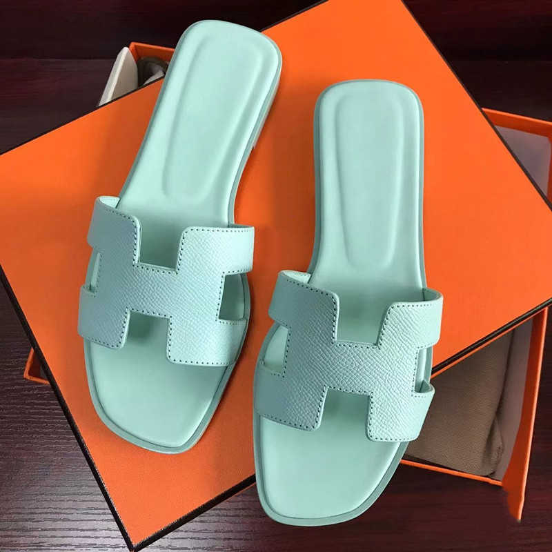

Desiner H Family Oran Slippers Beach Sandals Summer 2023 New Genuine Bottom Brownqq