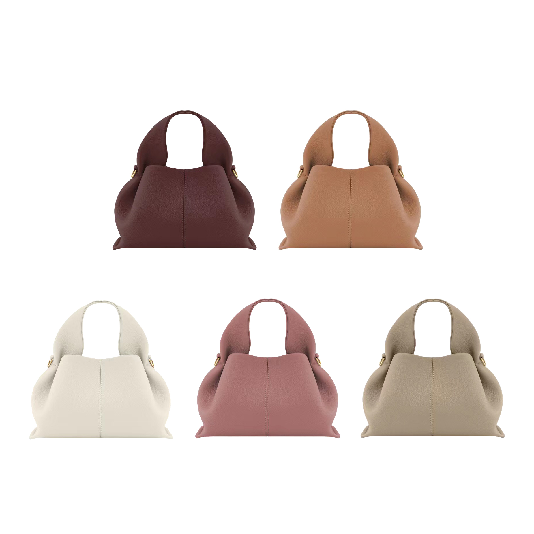 

Designer polene numero Nine sac Shoulder bags hobo Womens fashion cowhide pocket top handle messenger clutch crossbody bag mens Luxury mini purse handbag totes Bags, Grey