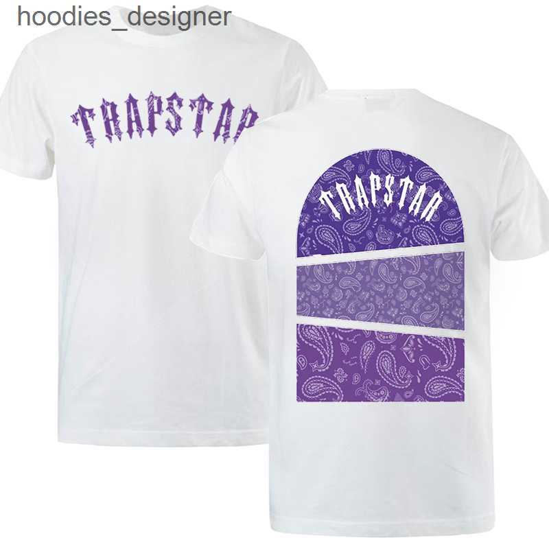 

22ss new Summer fashion brand designer trapstar t Shirts short sleeve Crew Neck Streetwear white black hip hop shirt womens Tee england ClothingSIKR, Navy