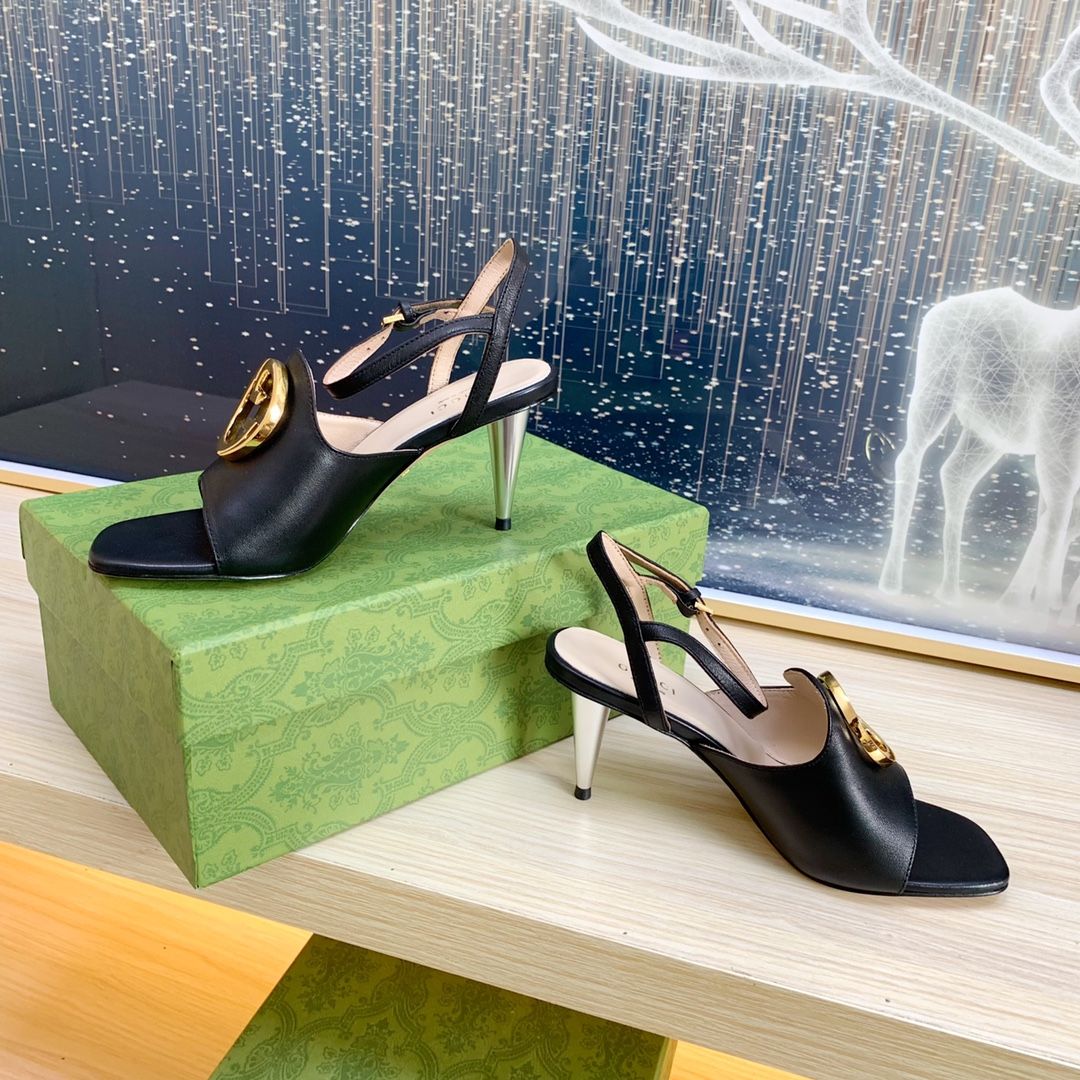 

2023 Blondie luxury Sandals Designer women Flip flops Slipper Fashion Genuine Leather slides Metal Chain Ladies Casual shoes
