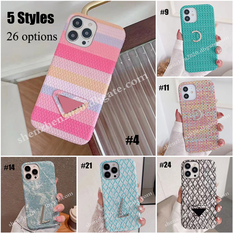 5styles 26options Fashion Phone Cases Shockproof Back Colver Case Phone Case Without Box-image-517856044