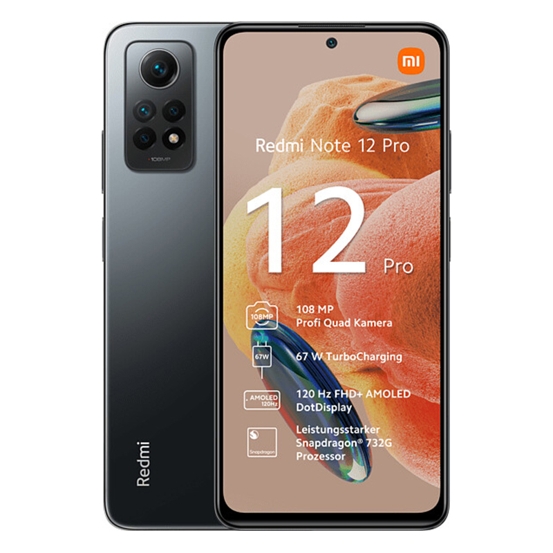 

VIP-Xiaomi Redmi Note 12 Pro 4G 128GB Gray