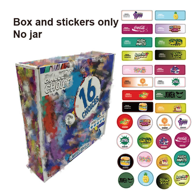 

Ballers choice wax glass jar package live resin rosin badder