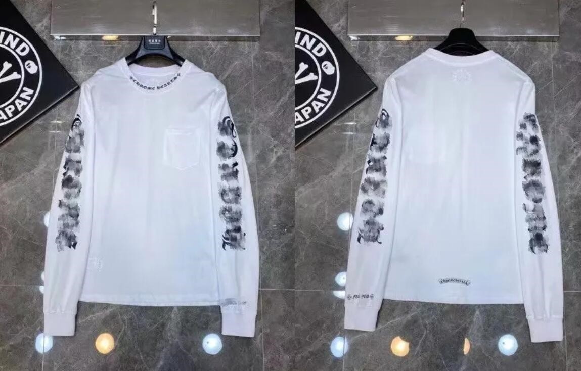 

Classic Brand Womens Heart Sweatshirts Ch Designer Horseshoe Chromes Hearts Long Sleeve T-shirt Cross Print Mens Casual Tops Quality Luxury Pullover Sweater, E111