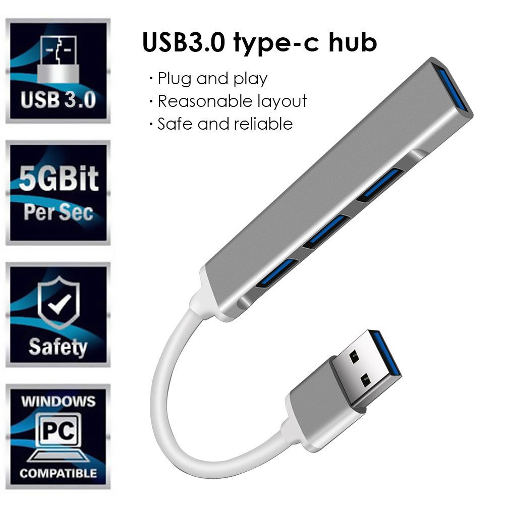 

USB HUB 3.0 Hub USB 3.0 Splitter USB3.0 Type-C Hub Adapter