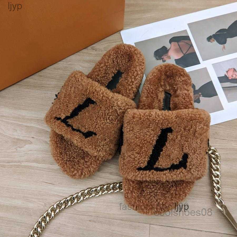 

Luxurys Designer brand Sponge Slippers Cotton Slide Women Wool Sandals Woman Slipper Shoes Slides Sandal Fashion Warm Comfort Slippers Autumn Winter Size 35-41, #23