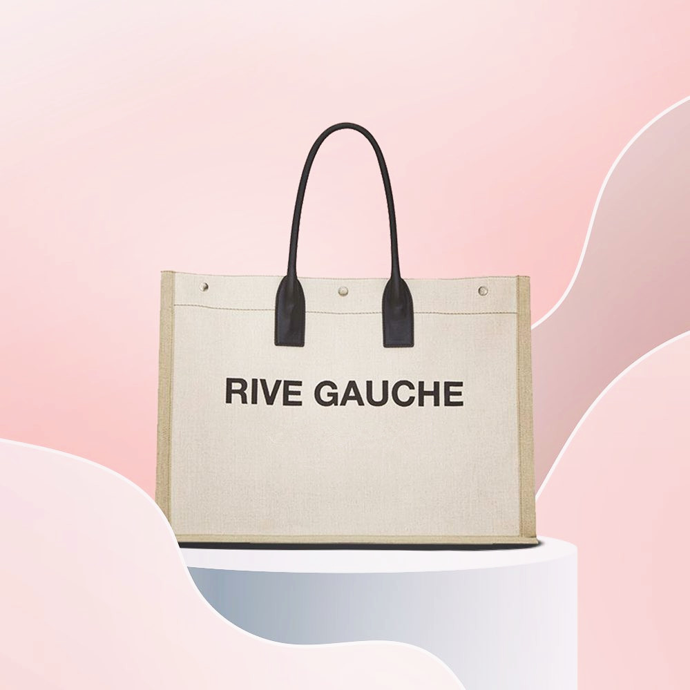 

vintage large shopper Bags Luxury designer Rive Gauche Womens book tote handbag clutch nylon bag top handle mens travel gym Crossbody Shoulder Summer Beach hand bag